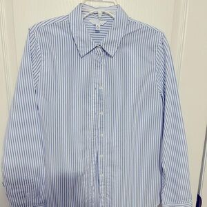 Time and Tru Blue Striped Men's Shirt
